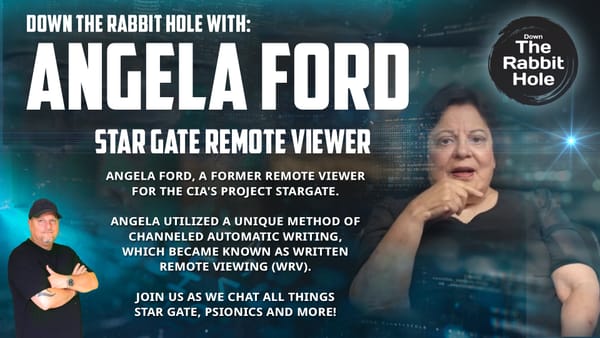 A chat with Angela Ford, one of the Stargate Program Remote Viewers