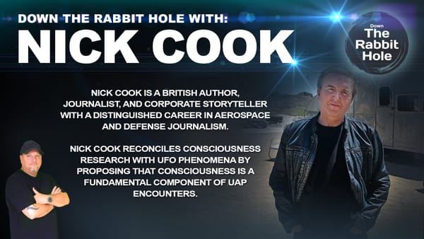 Chat with Nick Cook, Author and Aerospace/Defense Journalist