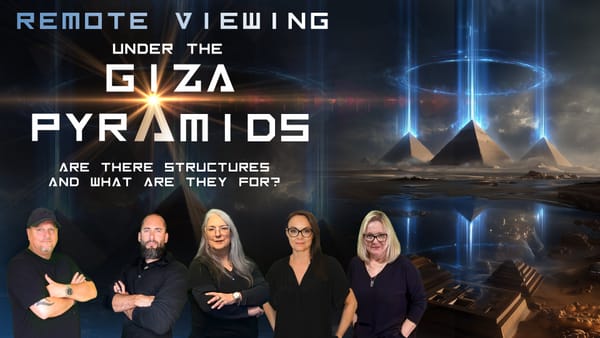 Remote Viewing What Really Lies Beneath Giza: Ancient Technology That Changes Everything