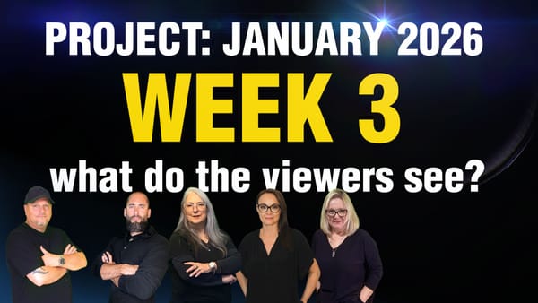 Week 3 of Down the Rabbit Hole Project “January 2026”