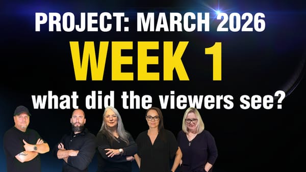March Target Week 1: What Are Remote Viewers Picking Up This Month?